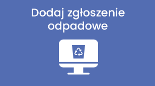 Baner dodawania zgłoszenia odpadowego